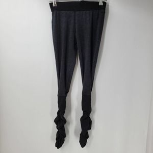 RARE BOMBSHELL SPORTSWEAR womens XS gray scrunched leggings